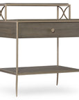 Elixir - Leg Nightstand - Dark Gray