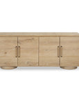 Evanston - 4 Door Natural Oak Cabinet - Woodtone