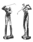 Practice Shot - Metallic Statues (Set of 2) - Pearl Silver