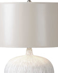 Georgios - Textured Ceramic Lamp - White