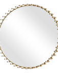 Avelyne - Round Mirror - Gold