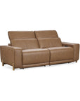 Kadon - Leather Power Recliner Sofa - Camel