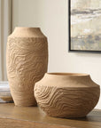 Sandstone Flow - Terracotta Vase