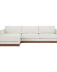Vernon - Left Sectional - White