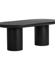 Rocca - Cement Dining Table - Black