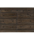 Adelaide - Wood 9 Drawer Dresser - Cocoa Brown