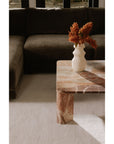 Segment - Coffee Table - Orange Lavante Marble