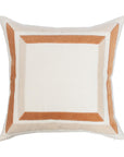 Novel Estate - 22" x 22" NV Maybrook Pillow - Ivory / Natural
