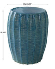 Harbor - Garden Stool - Aque Blue
