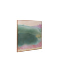 Lotus - Framed Painting - Multicolor