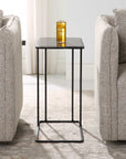 Cavern - Stone & Iron Accent Table
