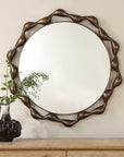 Remolino - Round Mirror - Bronze