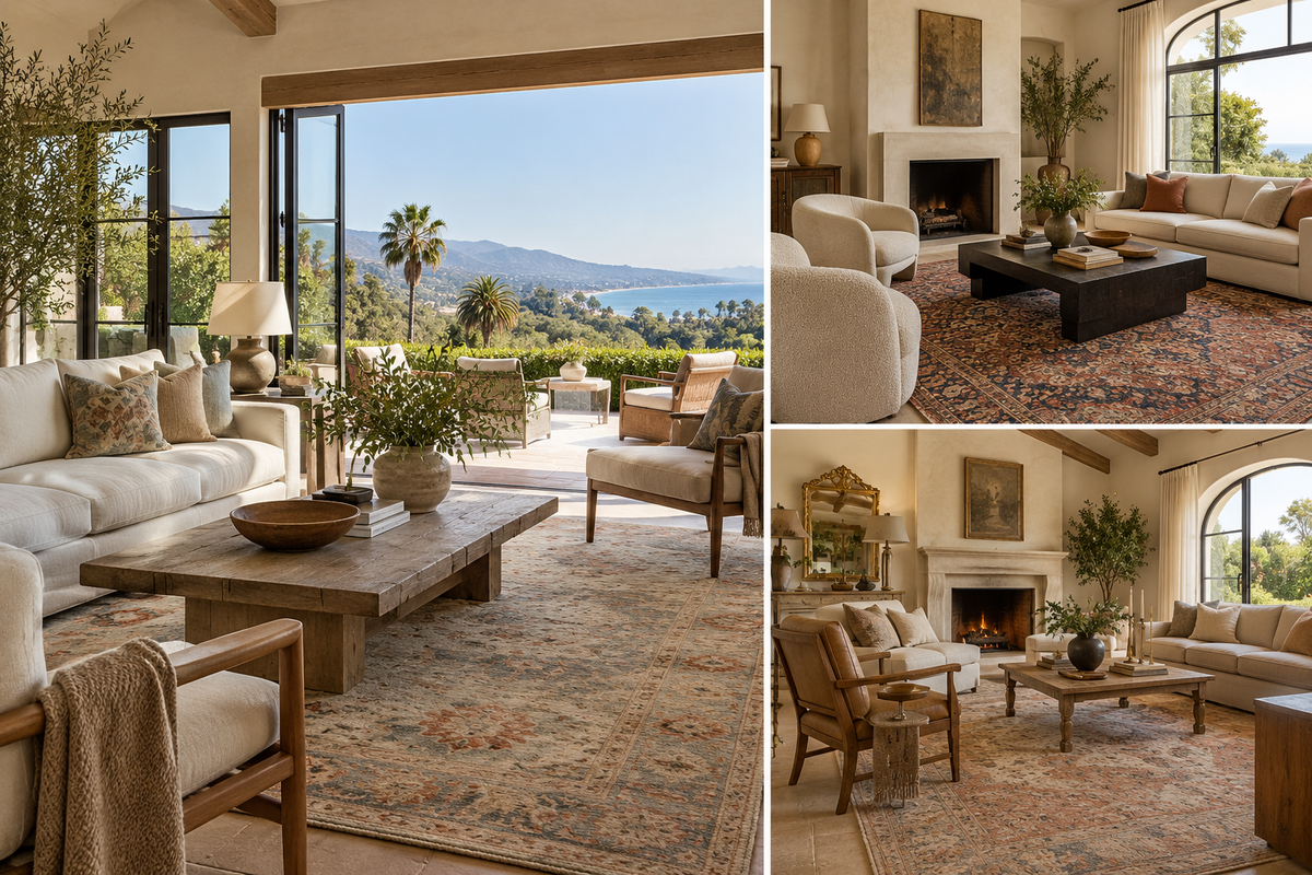 How to Mix Antique Rugs with Modern Furniture