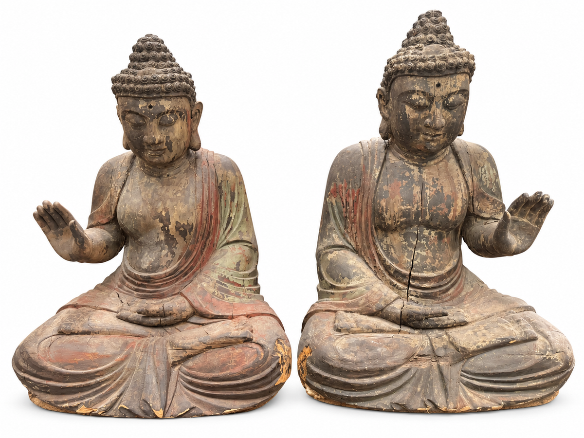 Hand Carved Buddha Sculpture