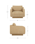 Keane - Accent Chair - Ochre