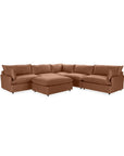 Caplan - 6 Piece Modular Sectional With Ottoman