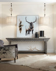La Grange - Burnham Console - Light Blue