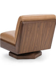 Myla - Swivel Accent Chair - Light Brown