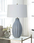 Veston - Blue Glaze Table Lamp