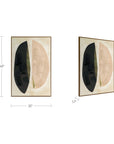 Sage - Framed Painting - Beige