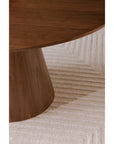 Otago - 54" Round Dining Table - Natural Walnut