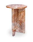 Grace - Accent Table Levante Marble - Orange