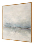 Foggy Morning - Abstract Art - Light Brown