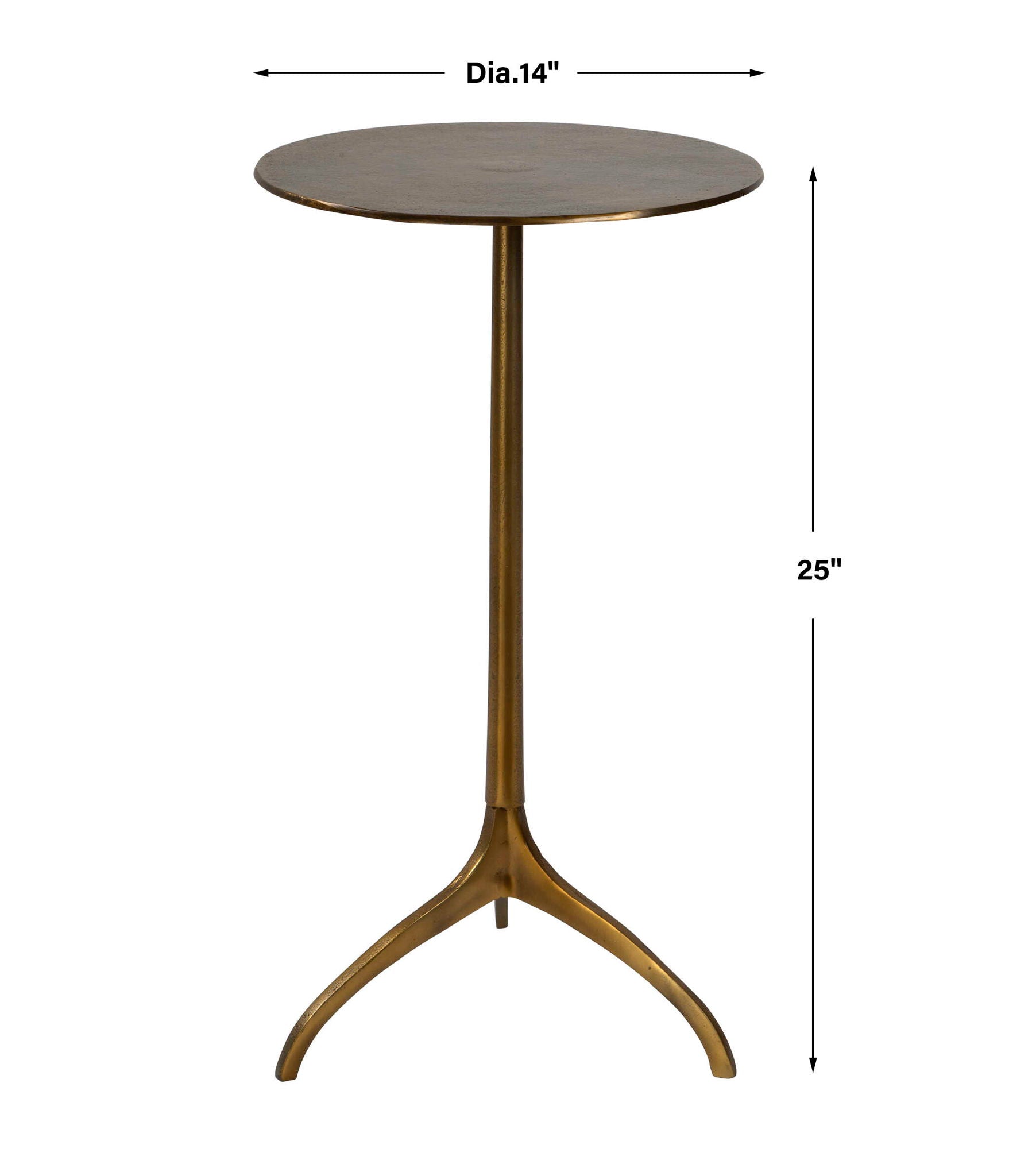 Beacon - Accent Table - Gold