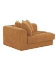 Davie - Left Arm Facing Chair - GoldenYellow