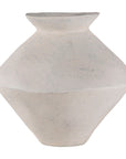 Raja - Medium Decorative Vessel - White