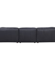 Form - Dream Modular Sectional Vantage Leather - Black