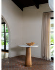 Sage - Cafe Table - Cosmos / Beige Marble