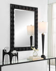 Studded - Mirror - Black