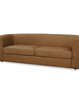 Alora - Leather Sofa - Tan