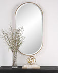 Lago - Oval Gold Mirror
