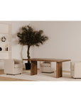 Lila - Small Dining Table - Brown