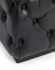 Briar - Square Ottoman - Midnight Raven
