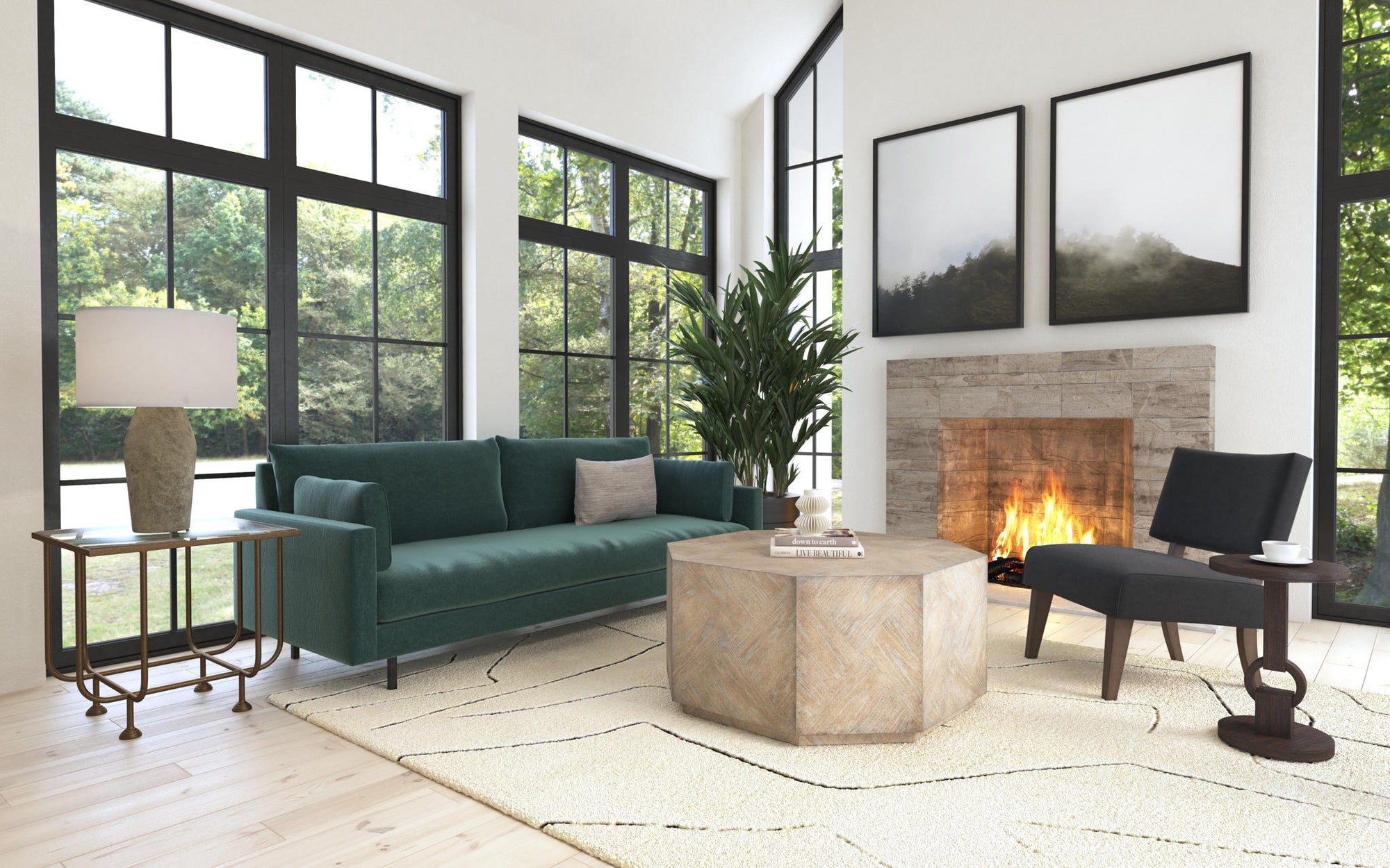 Commerce And Market - Round Side Table