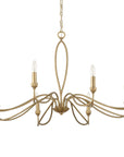 Corella - 8 Light Chandelier - Gold