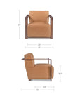 Barnes - Accent Chair - Tan / Brown