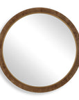 Cleveland - Round Burl Wood Mirror - Woodtone