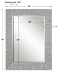 Belaya - Wood Mirror - Gray