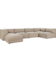 Adalynne - Upholstered 6 Piece Sectional - Buttermilk