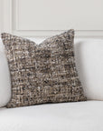 Villa Classics - Porter 22" x 22" Accent Pillow - Black / Ivory