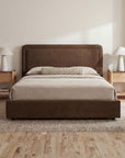 Simon - Queen Storage Bed - Brown