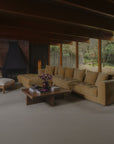 Davie - Left Arm Facing Chair - GoldenYellow