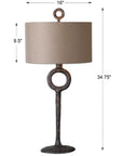 Ferro - Cast Iron Table Lamp - Dark Brown