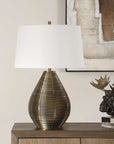 Knowles - Brass Table Lamp - Bronze