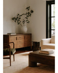 Wiley - 3 Drawer Sideboard - Vintage Brown