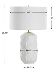 Emerie - Table Lamp - Textured White